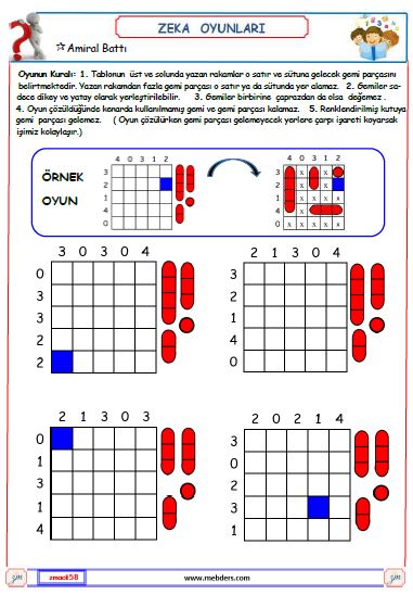 Amiral Battı 1 ( Zeka Oyunları )